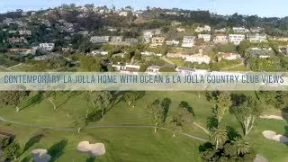 Contemporary La Jolla Home with Ocean & La Jolla Country Club Views