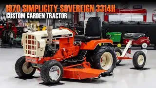 1970 Simplicity Sovereign 3314H Custom Garden Tractor