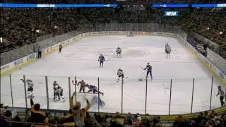 Rich Peverley scores his first Bruins goal 2/27/11 1080p HD