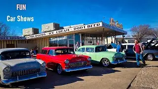 FUN classic car show {Mr Frosty & Back to the 50s} 1950s 60s classic cars trucks hot rods Samspace81