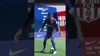 🤣 On n'oubliera jamais la pr&eacute;sentation de Demb&eacute;l&eacute; au Bar&ccedil;a ! #shorts