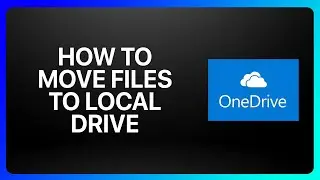 Учебное пособие по перемещению файлов из OneDrive на локальный диск