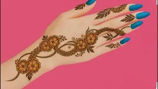 easy quick Arbick mehndi desine ❤️🥰|| Mahndi design || Simple design Mahndi || Mahnd