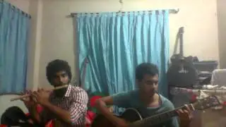 Purano Shei diner kotha Flute cover by araf and samin