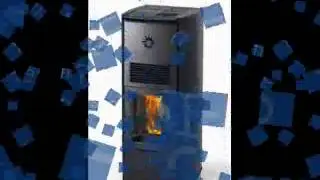 Estufa policombustible de biomasa Mod.Panorama 11,5 kw de Cs thermos.