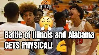 Battle of Illinois and Alabama Gets PHYSICAL! JD Davison Drops 36!