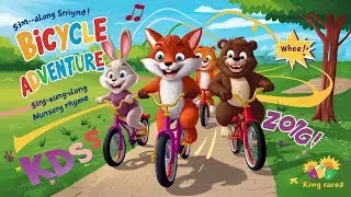 Bicycle Adventure Song for Kids | Fun Nursery Rhyme Sing-Along | 🚲 Kids Songs & Cartoons #kids #fun
