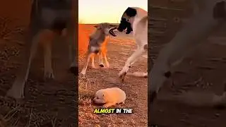 This Kangal Saved a Puppy From Coyote&hellip; He Had No Idea Who It Would Become #shorts #kangal #coyote