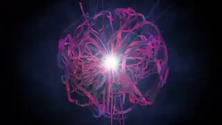 Long Purple Background ║ 1-Hour Ribbon Sphere for Relaxation ~ HD Events ~ VJ set ~ Resolume Effect