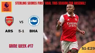 S01E29 | FIFA 24 | Premier League | Game Week 17 | Arsenal vs Brighton | Emirates Stadium