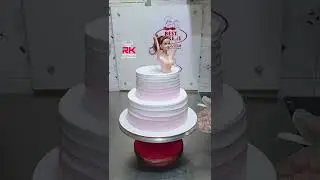 two tier Barbie doll cake