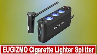 Powerful and Versatile: EUGIZMO Car Cigarette Lighter Splitter Review