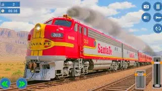 US Train Simulator Train game - Passenger Train Driving 3D - Android Gameplay