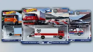 Team Transport Hot Wheels Mix Q, Porsche 944 Turbo, Gold Raijin Express.