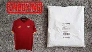 Unboxing 2021-22 AS Roma home shirt & Review