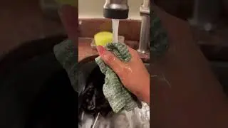 Cleaning up before bed 🛏️ #cleaningmotivation #nighttime #weekend #kitchen #asmr #cleaning