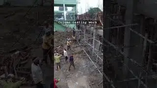 Column casting work || #column #shorts