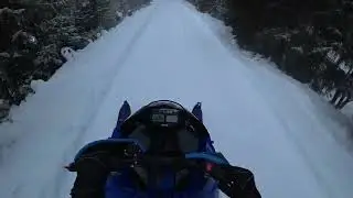 Rolig snabb k&ouml;rning efter ny uppt&auml;ckt skoterled/v&auml;g😃👍
