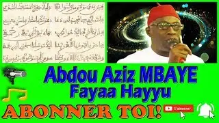 👂CHANSON Abdou Aziz MBAYE _ Fa Ya Hayyu