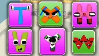 MERGE ALPHABET RUN MONEY RACE -  ⭐abcdefghijklmnopqrstuvwxyz ALL letters unlock