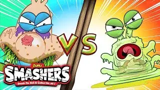 SMASHERS | Slime Guy VS Runny Nose | Camp Crud - Episode 3 | Cartoons for Children