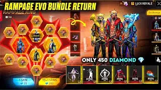 Rampage Evo Bundle Return Confirm Date l Rampage Token Tower l Free Fire New Event l Ff New Event