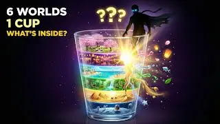 Entire Worlds Hidden Inside a Glass Cup 🌍 | Hyper-Detailed Miniature Universe