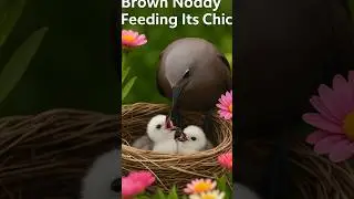 &ldquo;Brown Noddy Feeding Its Chick!  Rare Seabird Parenting&rdquo; #brown noddy #feeding chicks #chirpfacts