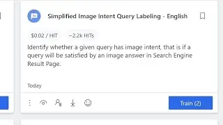 Simplified Image Intent Query Labeling || ClickWorkers || UHRS