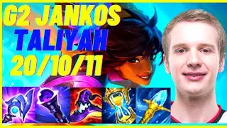 G2 JANKOS PLAYS TALIYAH VS HECARIM |EUW GRANDMASTER PATCH 11.1| [League of Legends] Full Gameplay