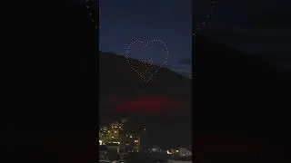 Amazing Drone Show in Park City, Utah! #shorts #drones #droneshow