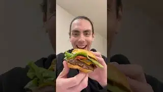 RATING the new Jollibee Angus Deluxe Burger #mukbang