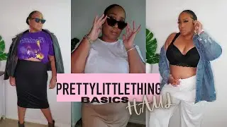 PRETTYLITTLETHING BASICS MINI TRY-ON & STYLING| PLT HAUL| feat. Dossier