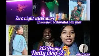 New year Day 🤩2026✨/zero night celebration 🎉/first vlog of the year 🥰#trending #2026 #youtube #yt