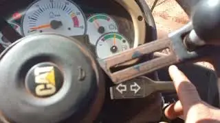 Pá carregadeira cat 924h 