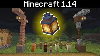 Minecraft 1.14 - Lanterns, Jigsaw Technical Block, Rendering Engine Rewrite, New Crafting Blocks