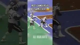 MOST DANGEROUS NFL GAME EVER 😨 #nfl#football#nflshorts#nflmemes#shorts#sports#nflfootball#hits#hit