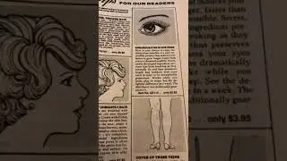 That Special Look &ndash; Vintage 1985 Magazine Advertisement (Music & Fashion Crossover Ad)