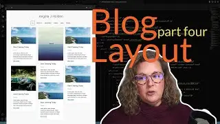 LIVE | How to Build a Blog Layout from Mockup to HTML, CSS & JavaScript | Part 4