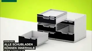 Exacompta Schubladenbox A4 Modulo 302084D pink