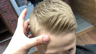 Мужские стрижки/Детские стрижки-Crop Quiff