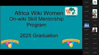 Africa Wiki Women- On Wiki Skills Graduation Ceremony #africawikiwomen #AfricaWikiWomen #WikiSkills