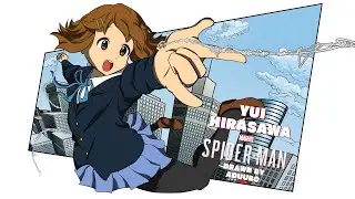 K-ON! Yui Hirasawa in Spider-Man Remastered Mod