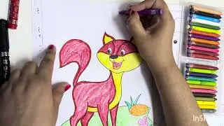 Coloring Pages for Kids | Fun Coloring & Learning| cute Fox Coloring for Toddlers & Kids