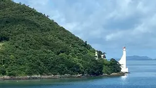 Jeju Ferry - Leaving the narrow channel #Jeju #mokpo #yellowsea #southkorea