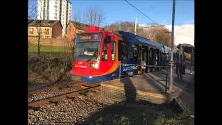 Sheffield Supertram - Cathedral to Herdings Park (Full Route)