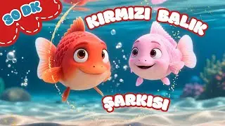 Kırmızı Balık Gölde 30 Dk | Kırmızı Balık Şarkısı | 30 Dakika Kesintisiz Çocuk Şarkısı ve Çizgi Film