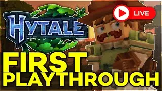 HYTALE IS OUT!! 😨 (FIRST PLAYTHROUGH)