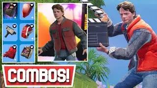 *NEW* BEST MARTY MCFLY SKIN COMBOS [SEASON 1 BATTLE PASS]! | Fortnite