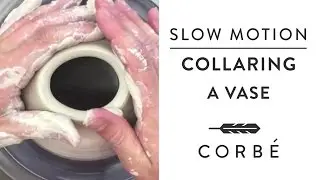 Collaring a Vase on the Pottery Wheel